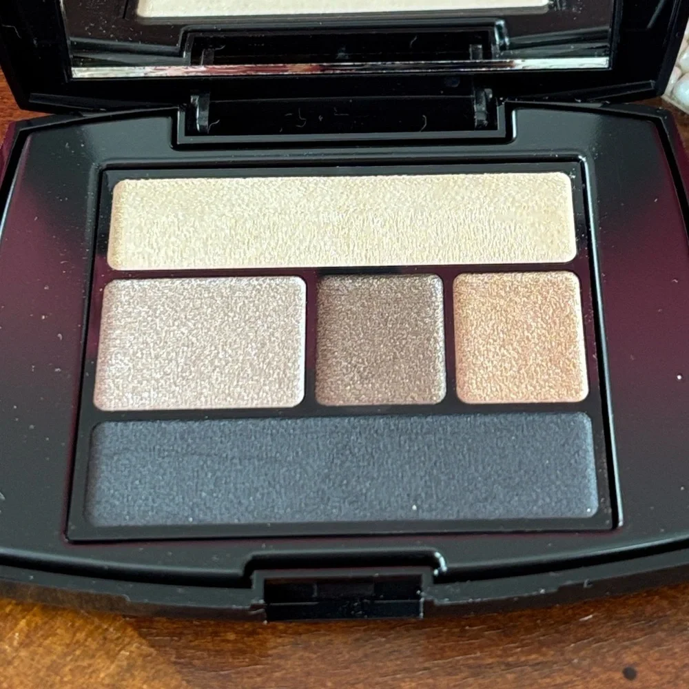 Brand New Lancome Bundle Brightening Eye Shadow Liner Palette Powder Blush Pouch